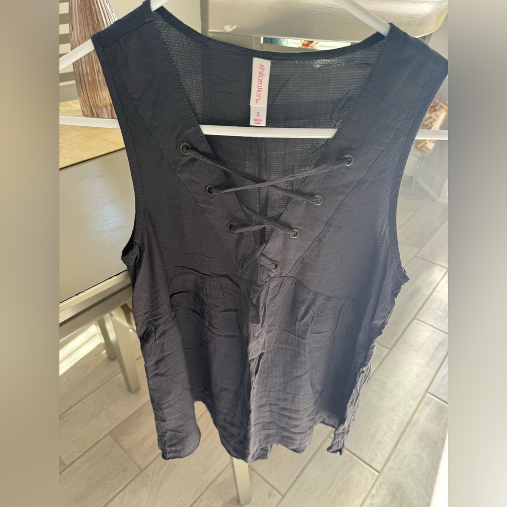 Womens Dark Grey Tank Top